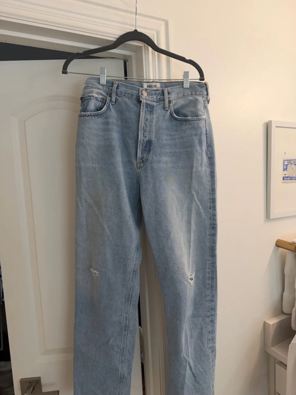 AGOLDE 90s Pinch Waist High Rise Straight Jean - Picture 4 of 5
